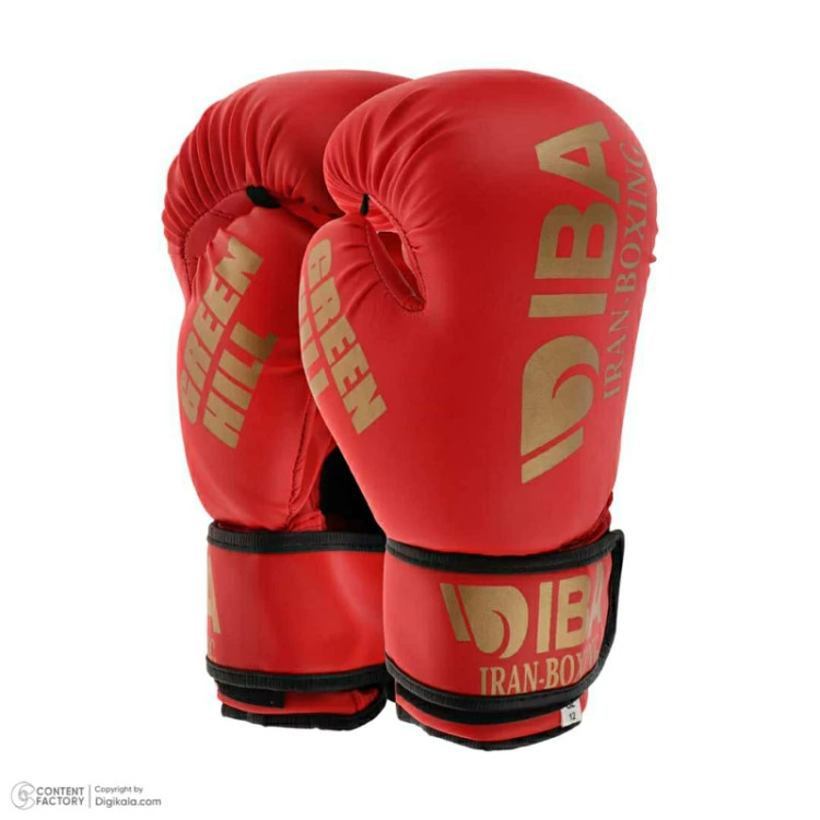 ست دستکش ، کلاه و میت گرین هیل آیبا aiba pro red