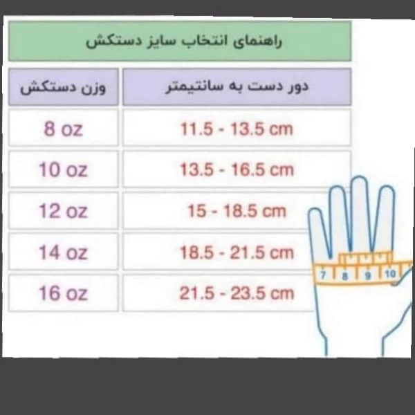 دستکش بوکس مدل DAN